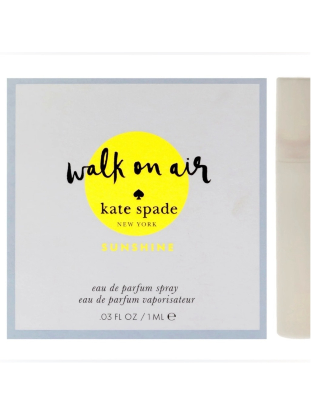 Walk on Air Sunshine by Kate Spade for Women - 0.03oz EDP Spray Vial (Mini)